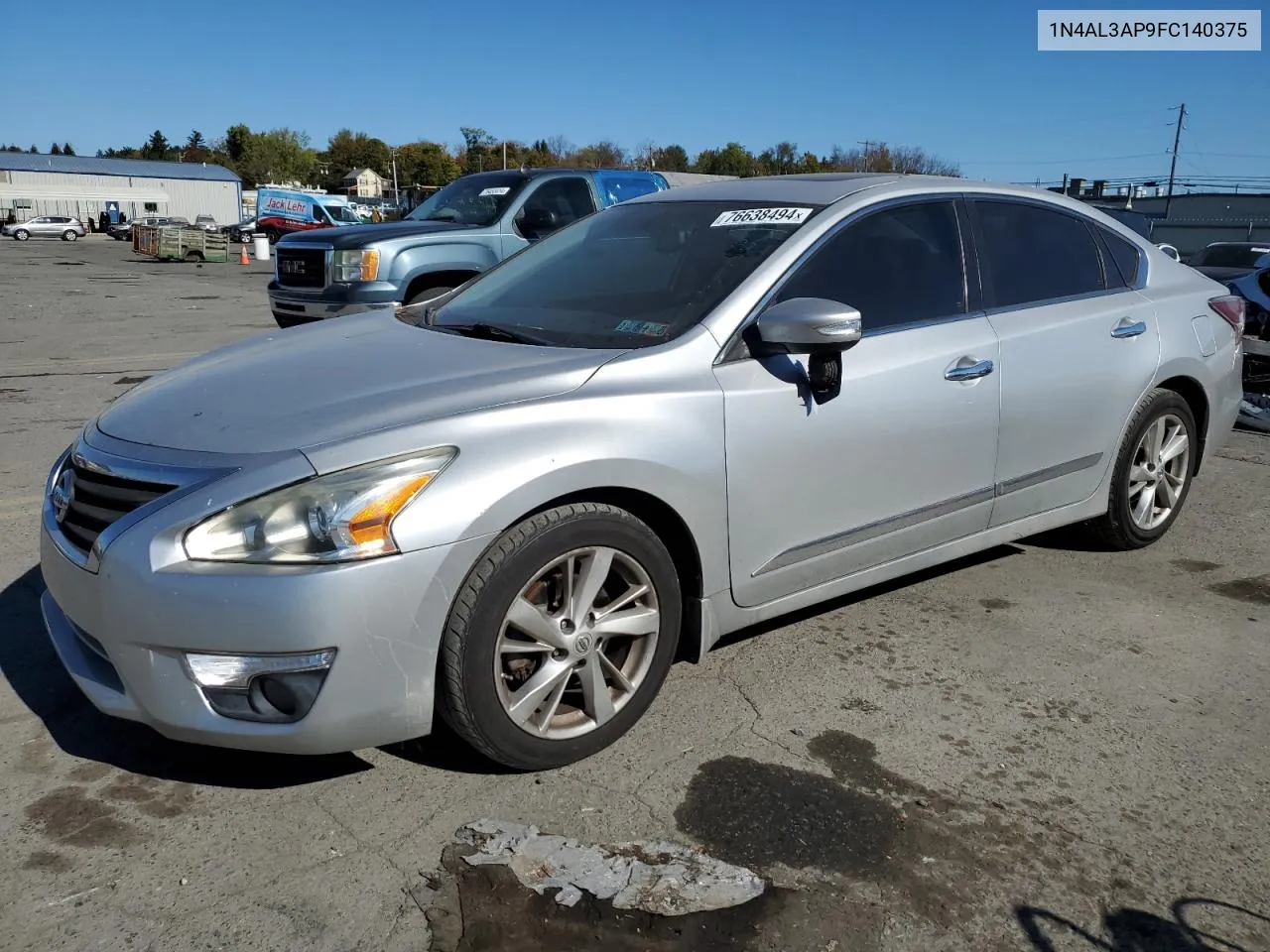 2015 Nissan Altima 2.5 VIN: 1N4AL3AP9FC140375 Lot: 76638494