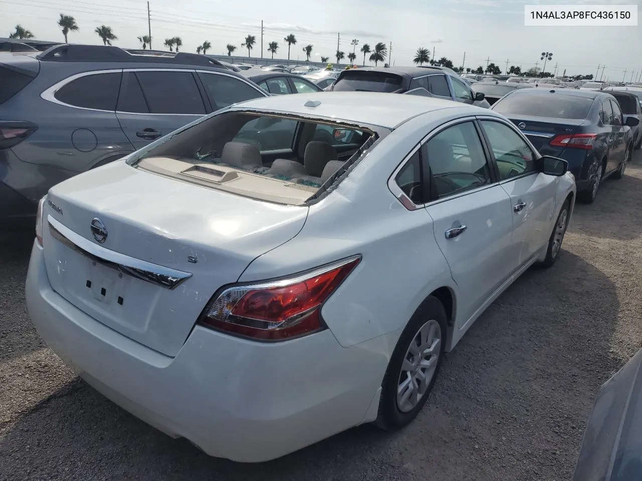 2015 Nissan Altima 2.5 VIN: 1N4AL3AP8FC436150 Lot: 76709874