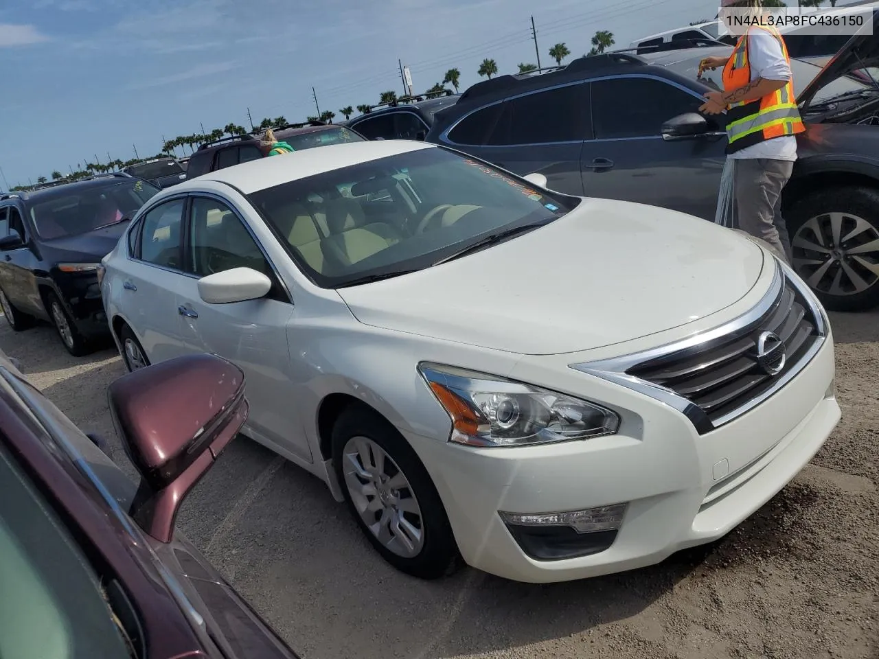 2015 Nissan Altima 2.5 VIN: 1N4AL3AP8FC436150 Lot: 76709874