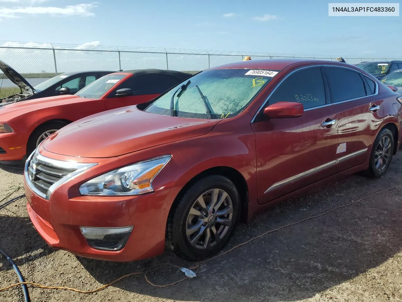 2015 Nissan Altima 2.5 VIN: 1N4AL3AP1FC483360 Lot: 76905164