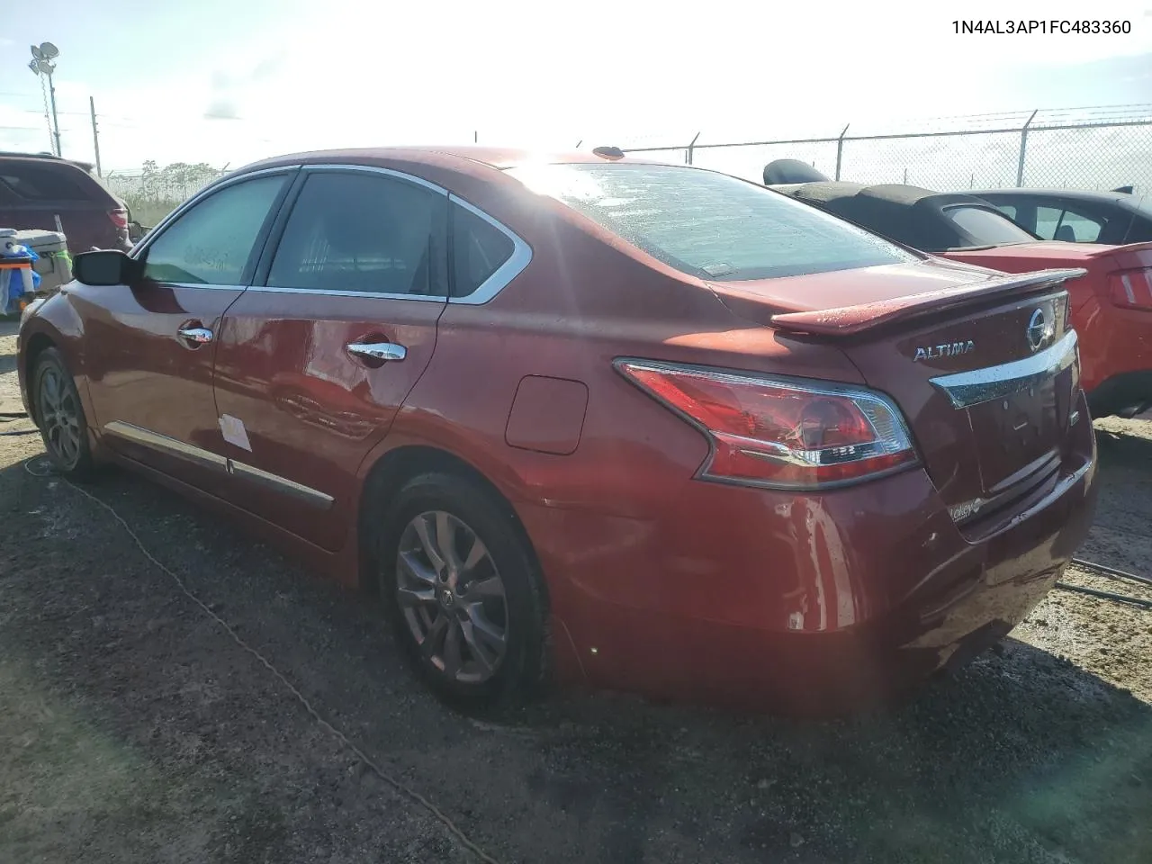 2015 Nissan Altima 2.5 VIN: 1N4AL3AP1FC483360 Lot: 76905164