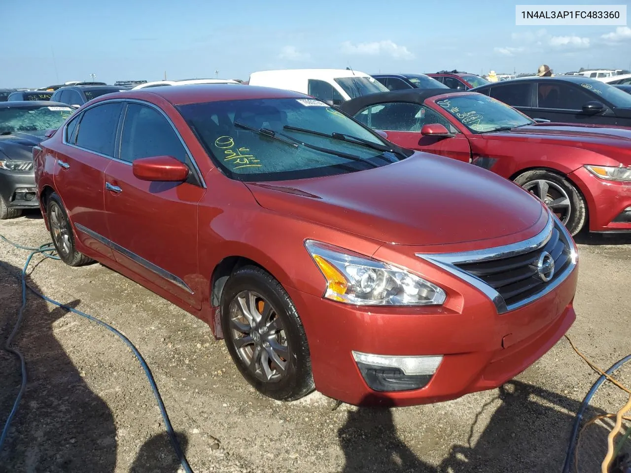 2015 Nissan Altima 2.5 VIN: 1N4AL3AP1FC483360 Lot: 76905164