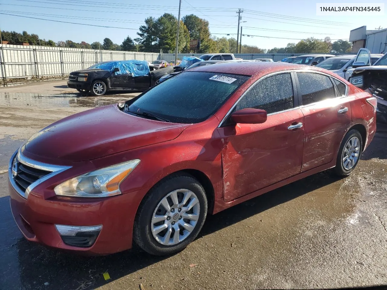 2015 Nissan Altima 2.5 VIN: 1N4AL3AP4FN345445 Lot: 77009214