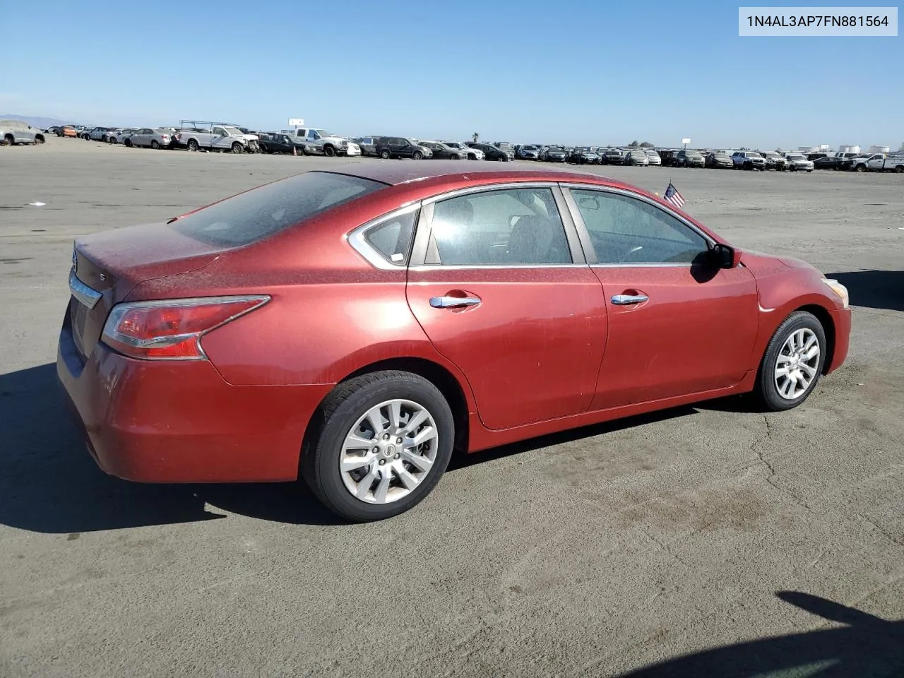 2015 Nissan Altima 2.5 VIN: 1N4AL3AP7FN881564 Lot: 77042314