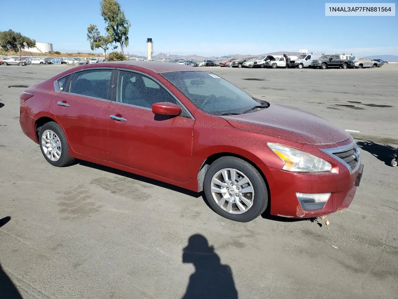 2015 Nissan Altima 2.5 VIN: 1N4AL3AP7FN881564 Lot: 77042314