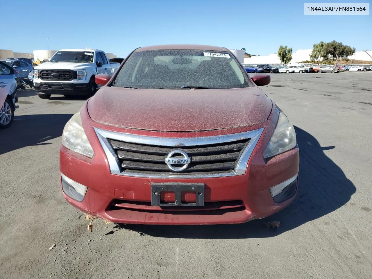 2015 Nissan Altima 2.5 VIN: 1N4AL3AP7FN881564 Lot: 77042314