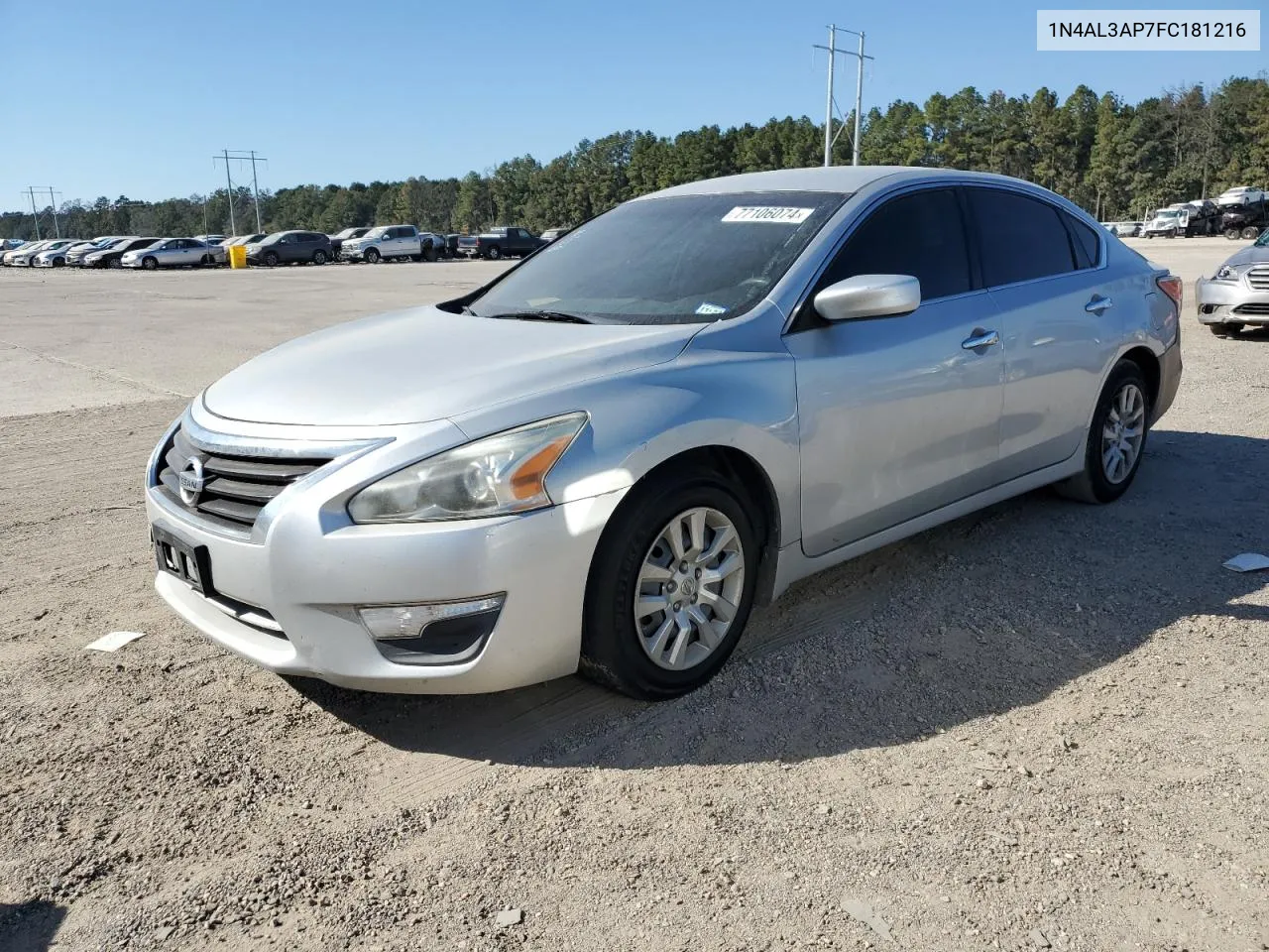 2015 Nissan Altima 2.5 VIN: 1N4AL3AP7FC181216 Lot: 77106074