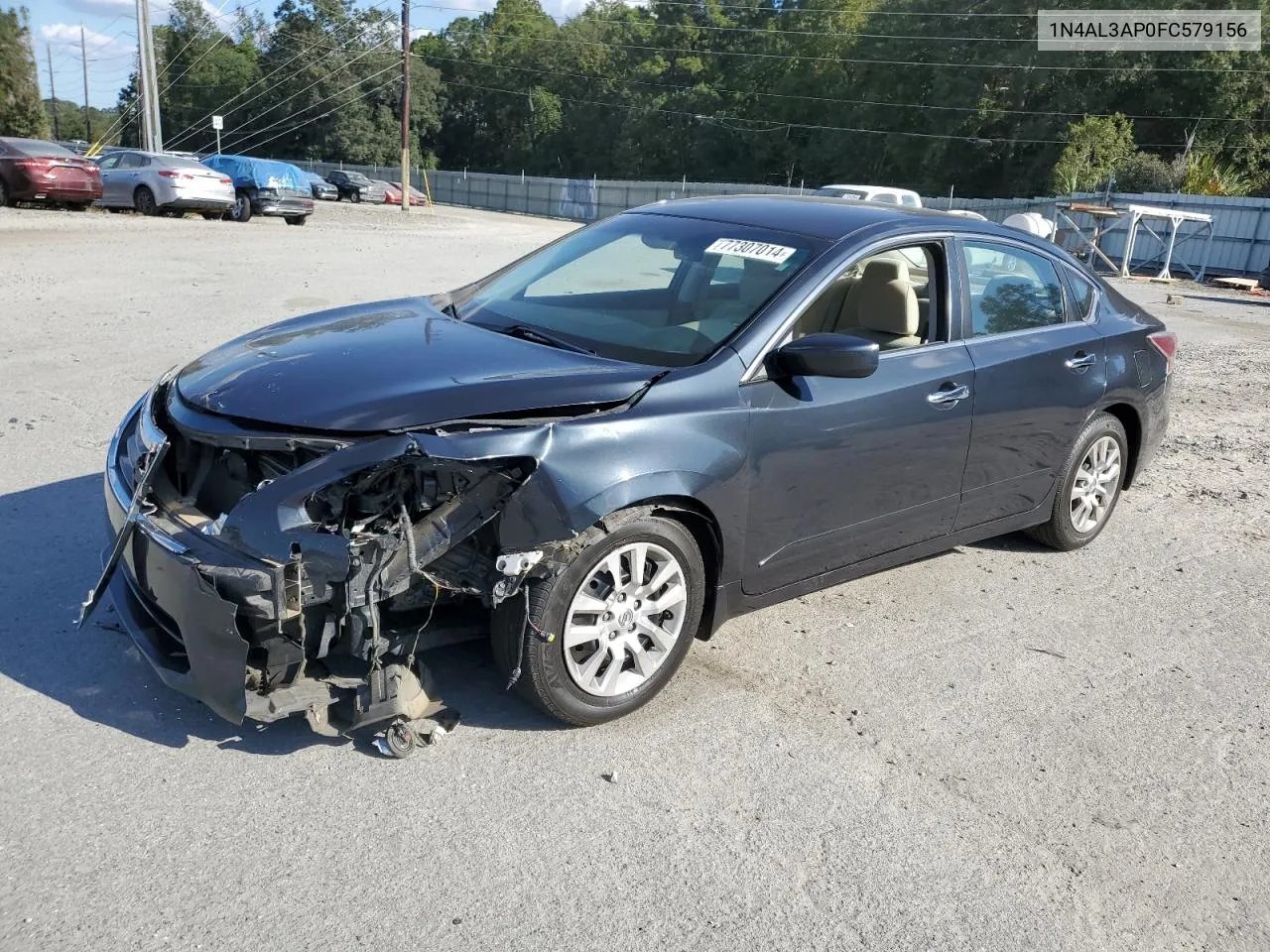 2015 Nissan Altima 2.5 VIN: 1N4AL3AP0FC579156 Lot: 77307014