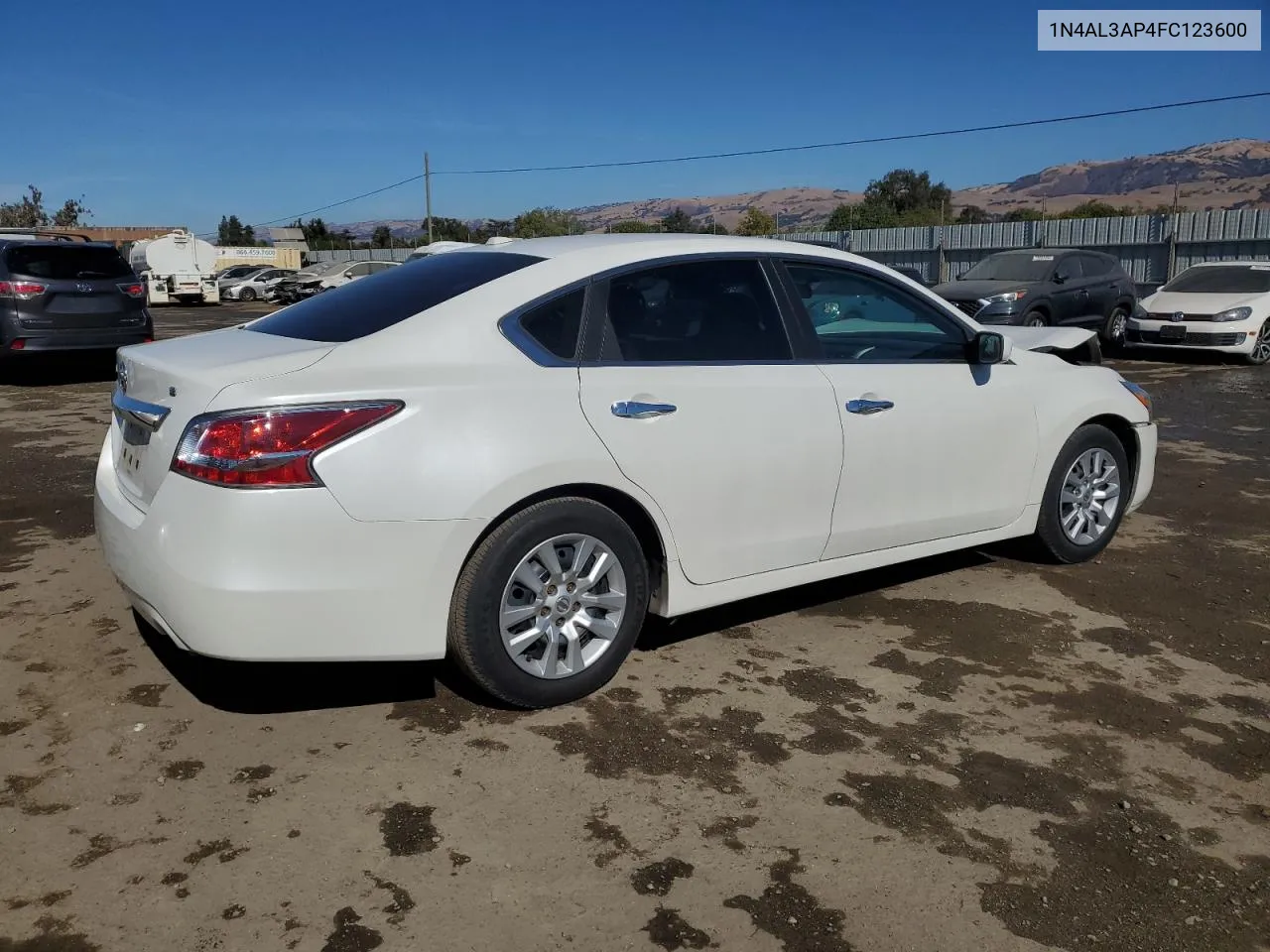 2015 Nissan Altima 2.5 VIN: 1N4AL3AP4FC123600 Lot: 77336774