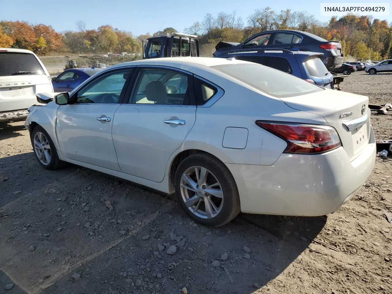 2015 Nissan Altima 2.5 VIN: 1N4AL3AP7FC494279 Lot: 77538444