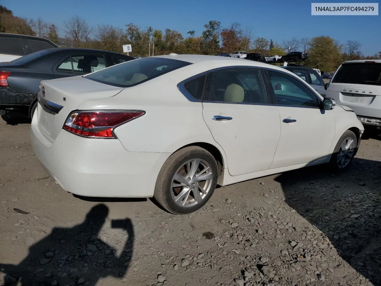 2015 Nissan Altima 2.5 VIN: 1N4AL3AP7FC494279 Lot: 77538444