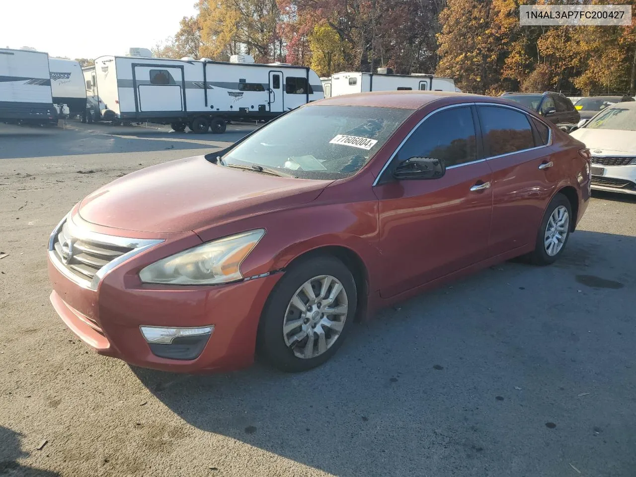 2015 Nissan Altima 2.5 VIN: 1N4AL3AP7FC200427 Lot: 77606004