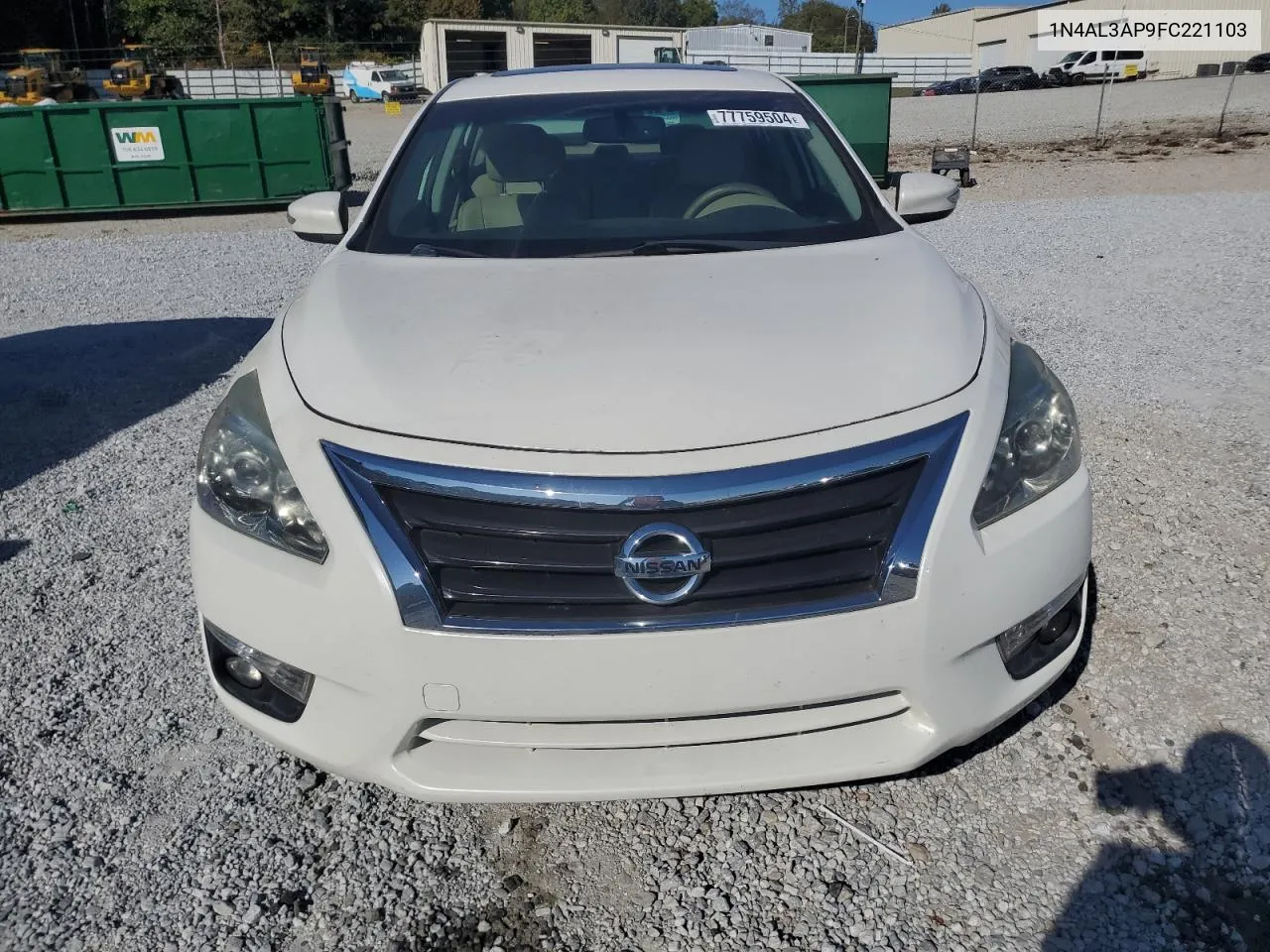 2015 Nissan Altima 2.5 VIN: 1N4AL3AP9FC221103 Lot: 77759504