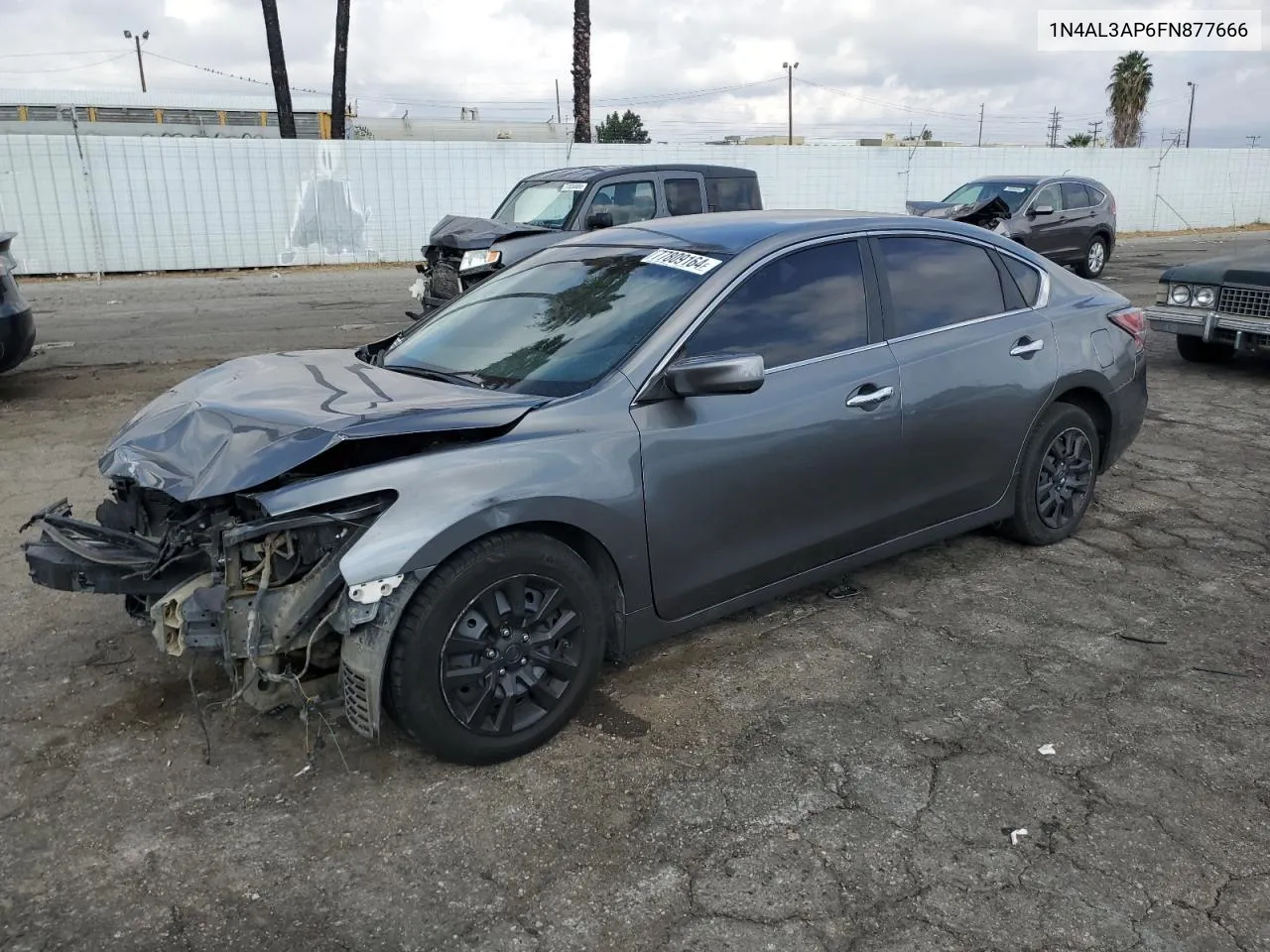 2015 Nissan Altima 2.5 VIN: 1N4AL3AP6FN877666 Lot: 77809164