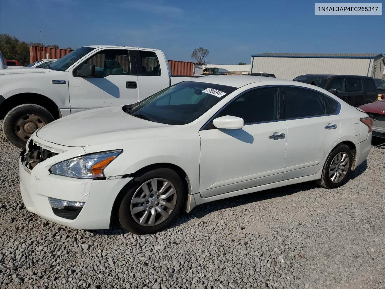 2015 Nissan Altima 2.5 VIN: 1N4AL3AP4FC265347 Lot: 77838394