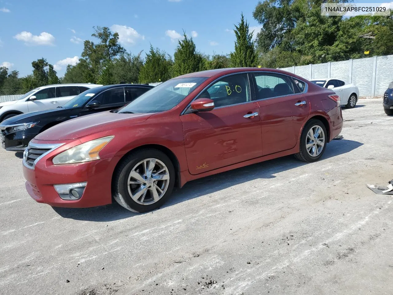 2015 Nissan Altima 2.5 VIN: 1N4AL3AP8FC251029 Lot: 77951474