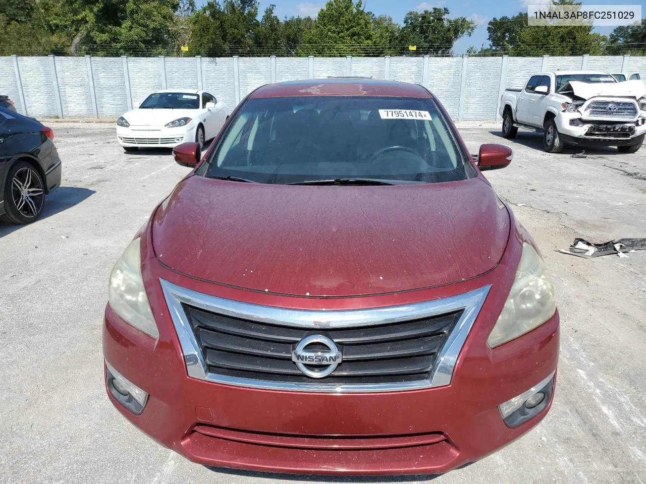 2015 Nissan Altima 2.5 VIN: 1N4AL3AP8FC251029 Lot: 77951474