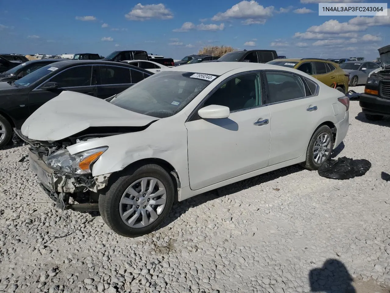 2015 Nissan Altima 2.5 VIN: 1N4AL3AP3FC243064 Lot: 77959244