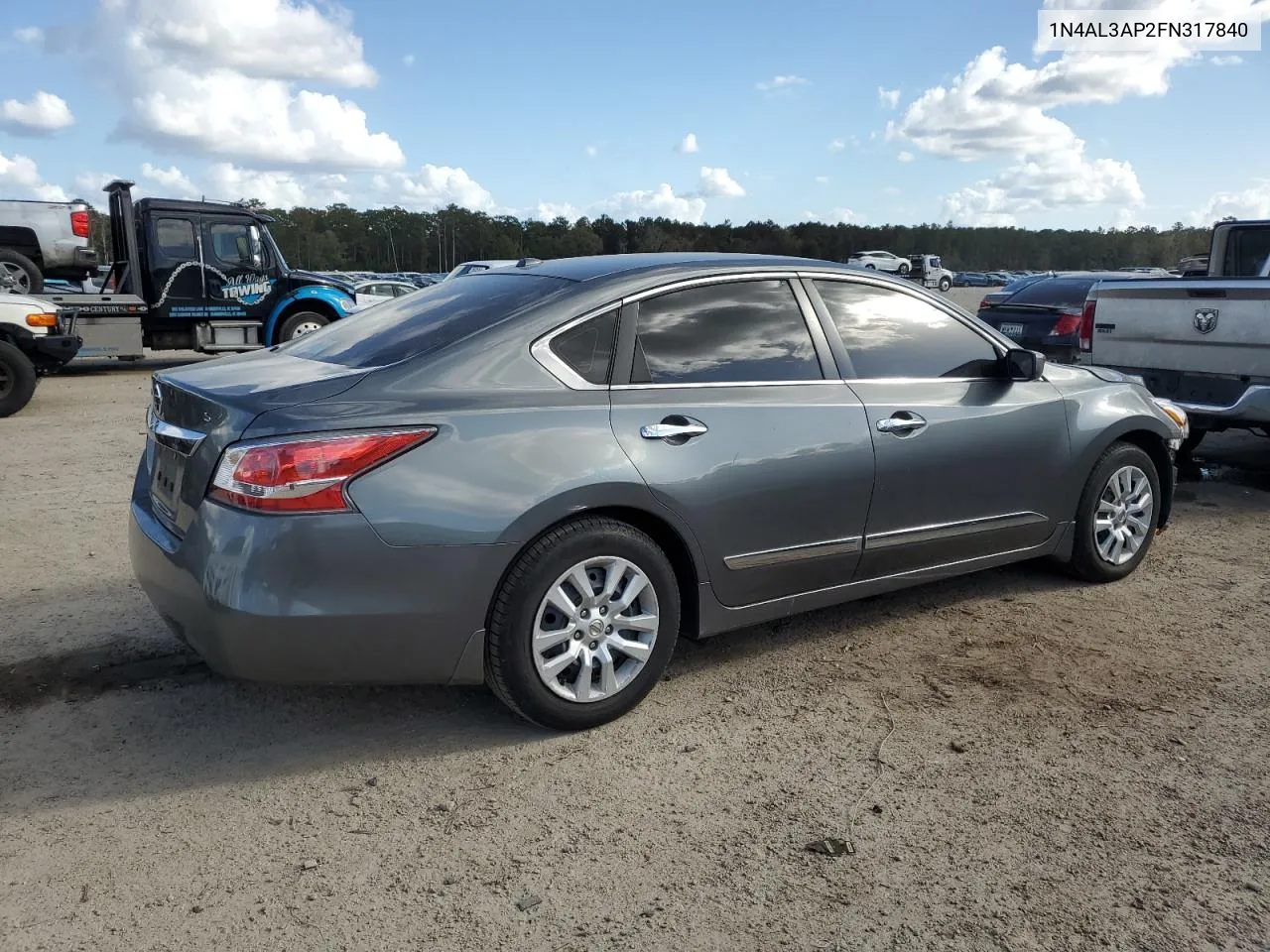 2015 Nissan Altima 2.5 VIN: 1N4AL3AP2FN317840 Lot: 78043644