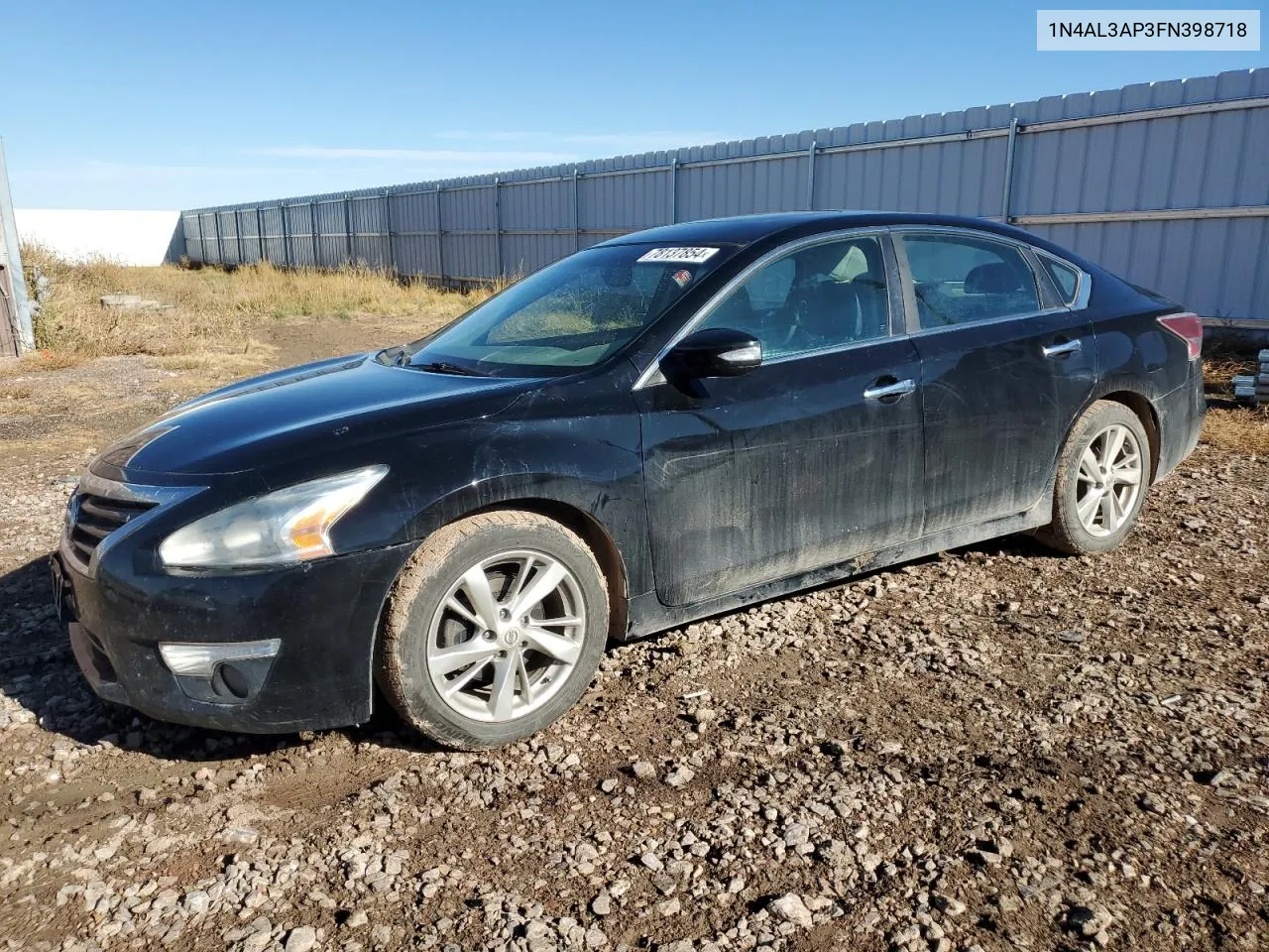 2015 Nissan Altima 2.5 VIN: 1N4AL3AP3FN398718 Lot: 78137854