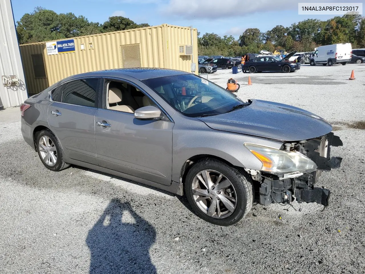 2015 Nissan Altima 2.5 VIN: 1N4AL3AP8FC123017 Lot: 78146294