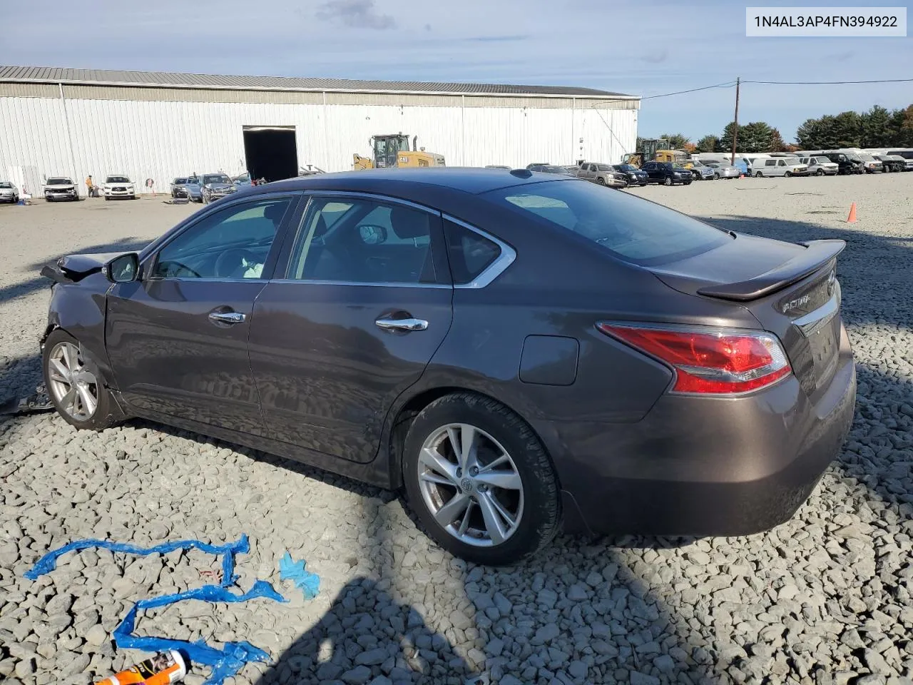 2015 Nissan Altima 2.5 VIN: 1N4AL3AP4FN394922 Lot: 78161734