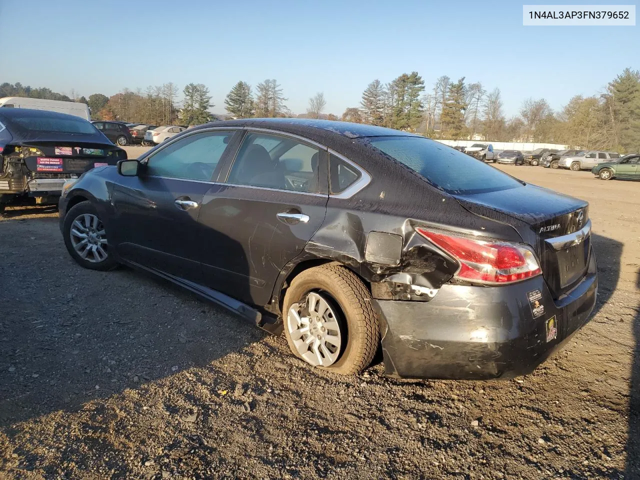 2015 Nissan Altima 2.5 VIN: 1N4AL3AP3FN379652 Lot: 78185134