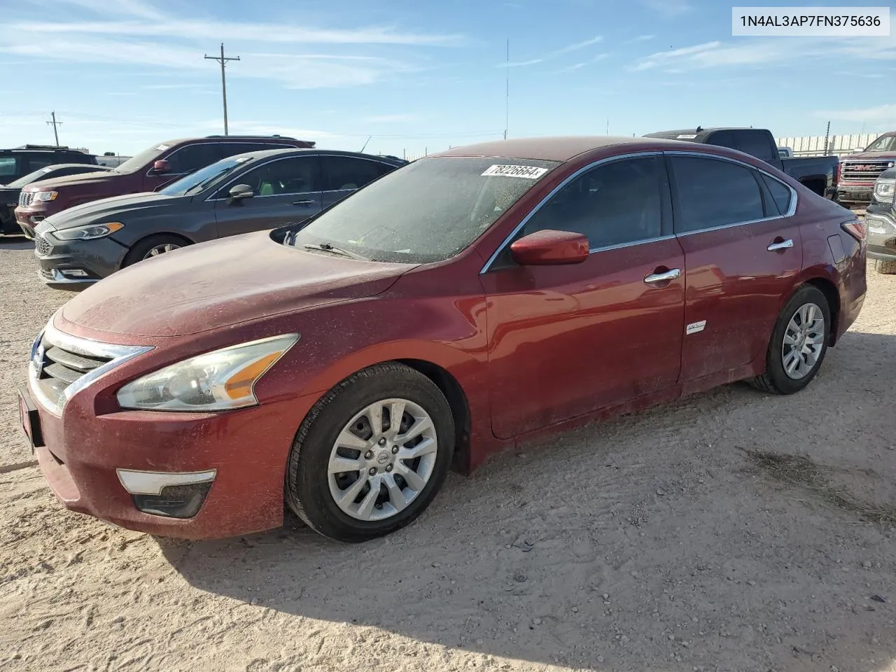 2015 Nissan Altima 2.5 VIN: 1N4AL3AP7FN375636 Lot: 78226664