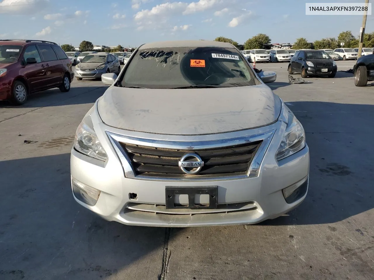 2015 Nissan Altima 2.5 VIN: 1N4AL3APXFN397288 Lot: 78497144