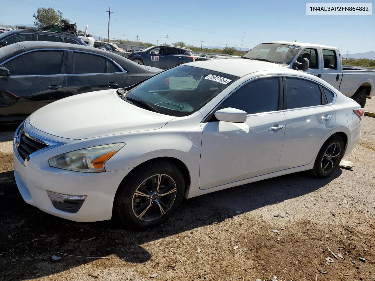 2015 Nissan Altima 2.5 VIN: 1N4AL3AP2FN864882 Lot: 78517454