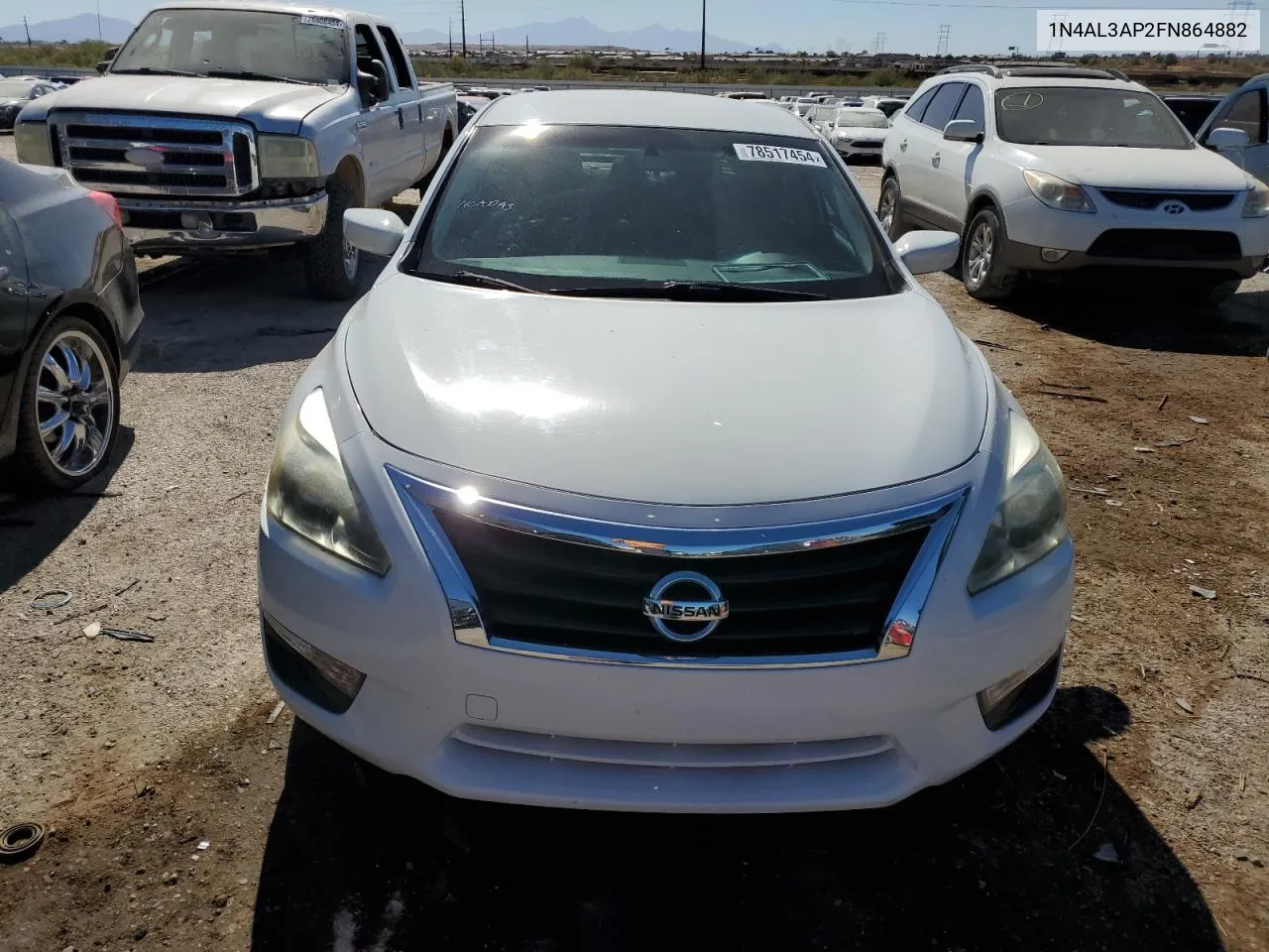 2015 Nissan Altima 2.5 VIN: 1N4AL3AP2FN864882 Lot: 78517454