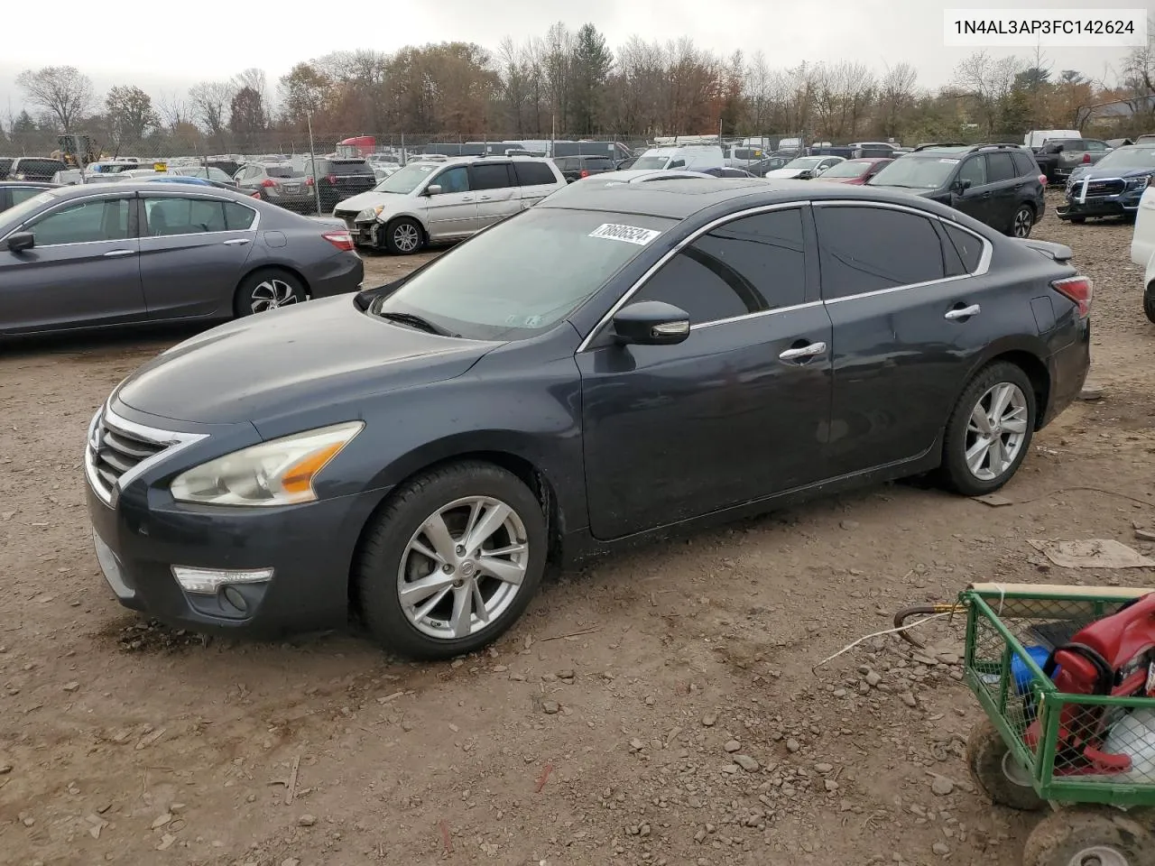 2015 Nissan Altima 2.5 VIN: 1N4AL3AP3FC142624 Lot: 78606524