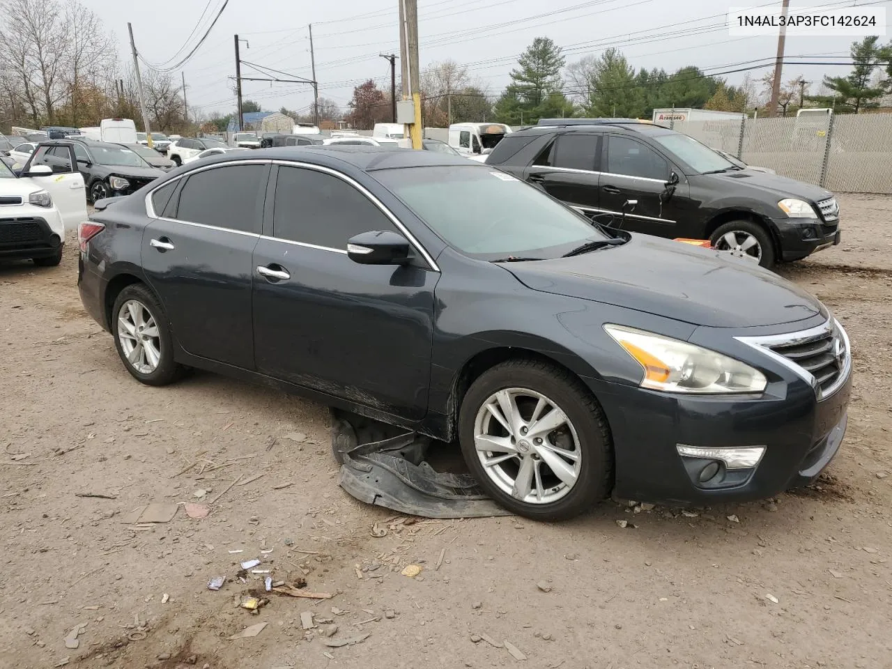 2015 Nissan Altima 2.5 VIN: 1N4AL3AP3FC142624 Lot: 78606524