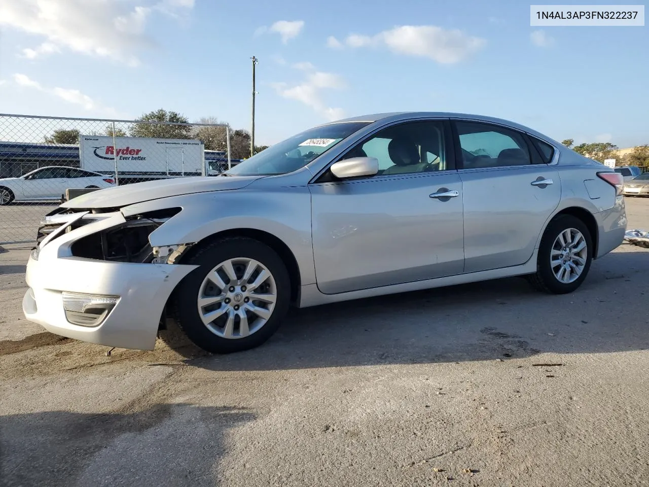 2015 Nissan Altima 2.5 VIN: 1N4AL3AP3FN322237 Lot: 78648354