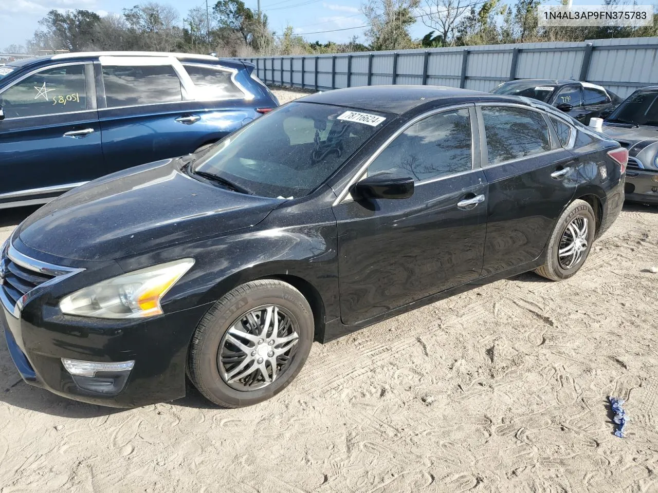 2015 Nissan Altima 2.5 VIN: 1N4AL3AP9FN375783 Lot: 78716624