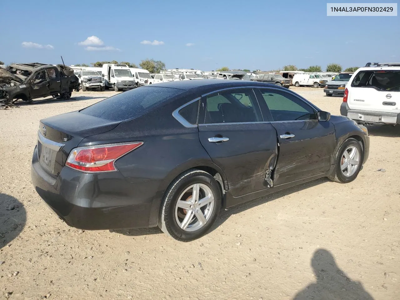 2015 Nissan Altima 2.5 VIN: 1N4AL3AP0FN302429 Lot: 78929694