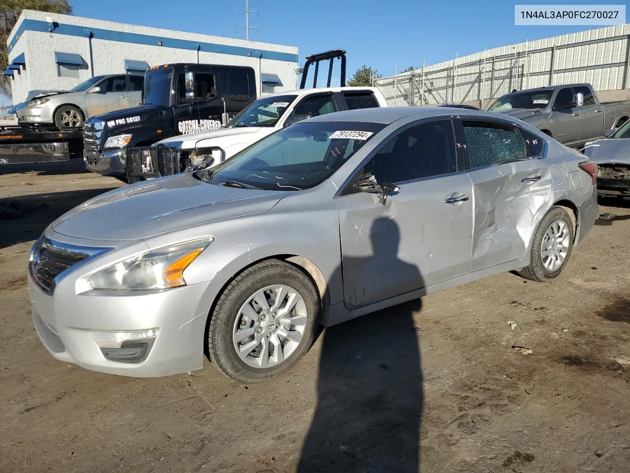 2015 Nissan Altima 2.5 VIN: 1N4AL3AP0FC270027 Lot: 79137294