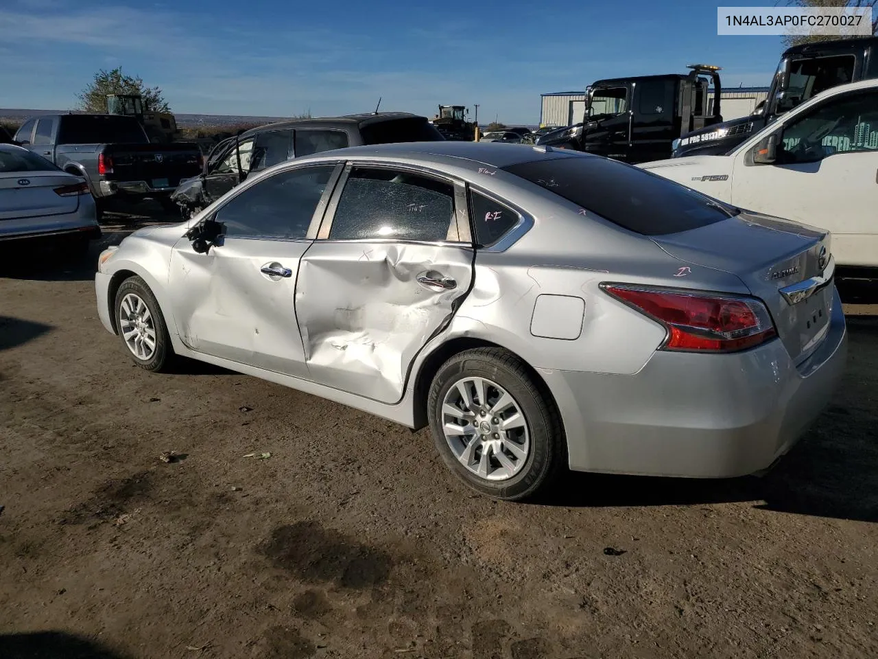 2015 Nissan Altima 2.5 VIN: 1N4AL3AP0FC270027 Lot: 79137294