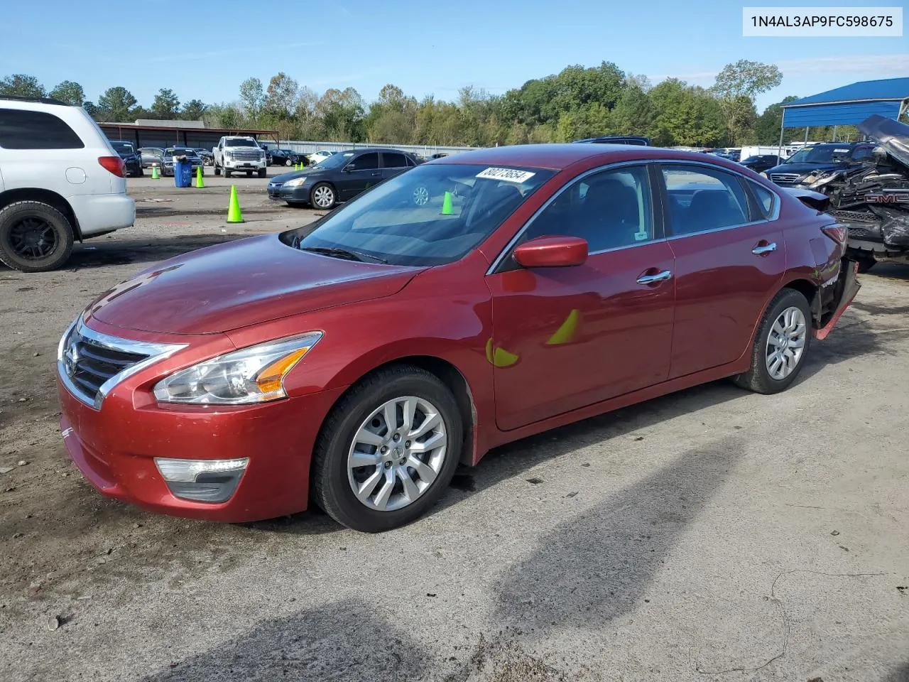 2015 Nissan Altima 2.5 VIN: 1N4AL3AP9FC598675 Lot: 80273654