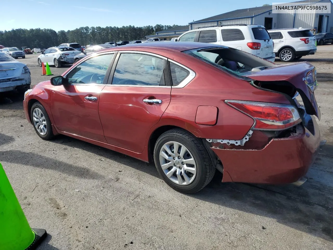 2015 Nissan Altima 2.5 VIN: 1N4AL3AP9FC598675 Lot: 80273654