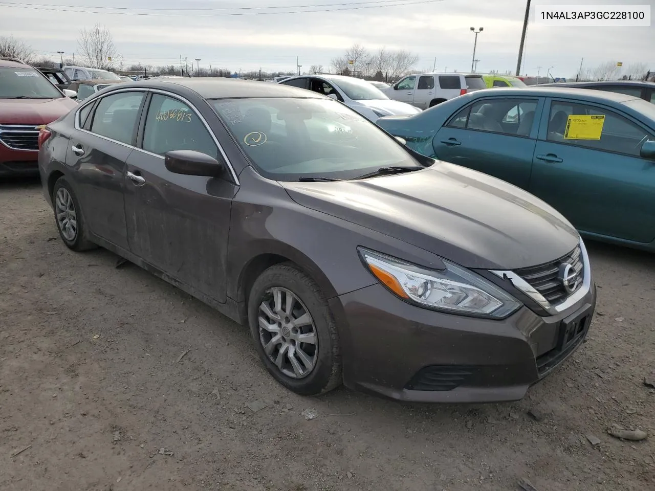 2016 Nissan Altima 2.5 VIN: 1N4AL3AP3GC228100 Lot: 40066813