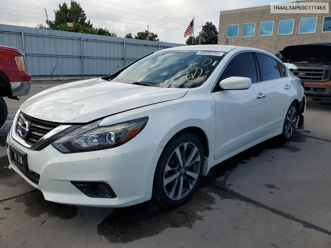 2016 Nissan Altima 2.5 VIN: 1N4AL3AP6GC111465 Lot: 59688754