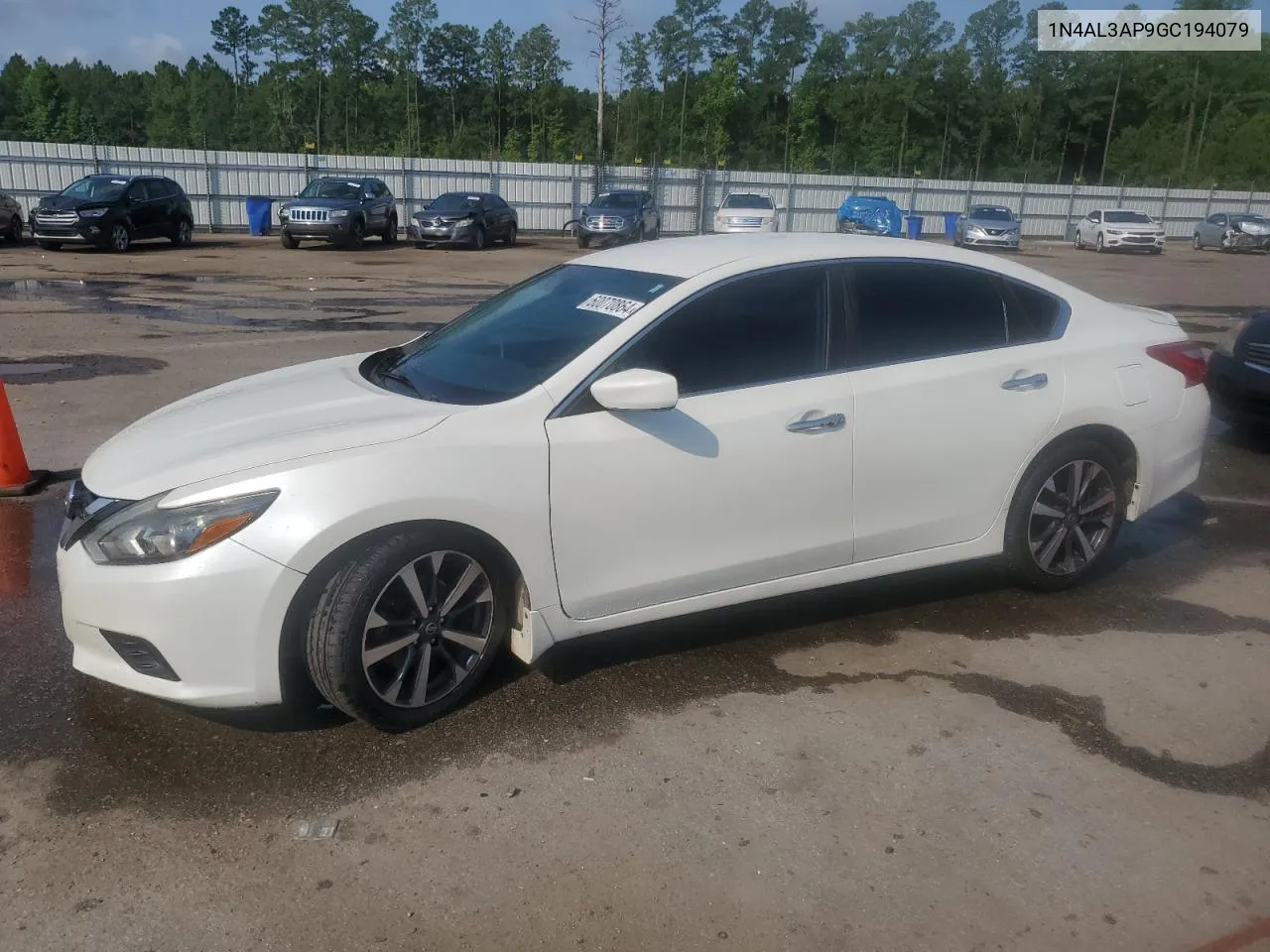 2016 Nissan Altima 2.5 VIN: 1N4AL3AP9GC194079 Lot: 60070864