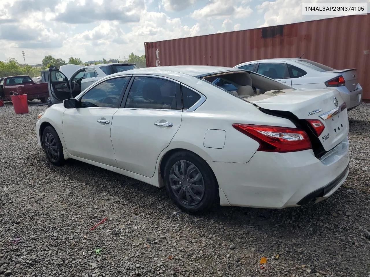 2016 Nissan Altima 2.5 VIN: 1N4AL3AP2GN374105 Lot: 61489544