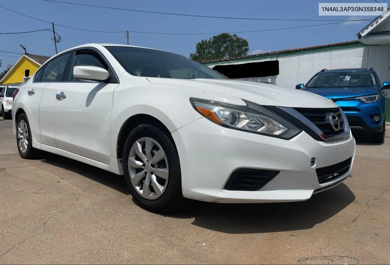 2016 Nissan Altima 2.5 VIN: 1N4AL3AP3GN358348 Lot: 63463714