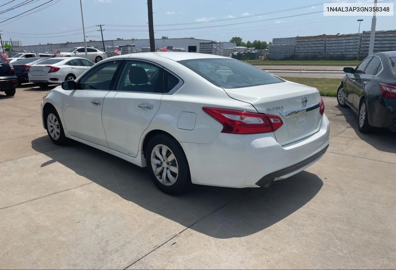 2016 Nissan Altima 2.5 VIN: 1N4AL3AP3GN358348 Lot: 63463714