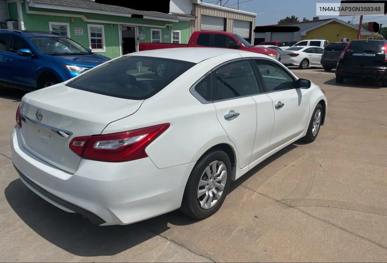 2016 Nissan Altima 2.5 VIN: 1N4AL3AP3GN358348 Lot: 63463714