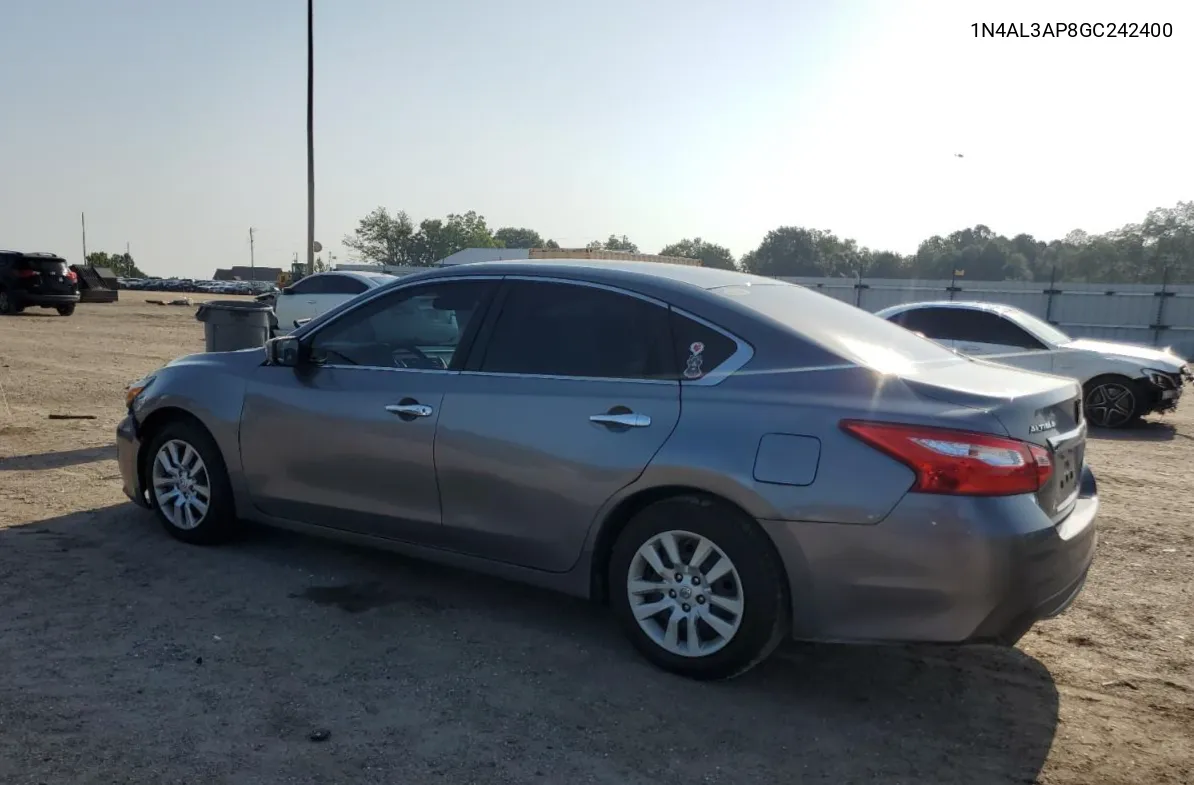 2016 Nissan Altima 2.5 VIN: 1N4AL3AP8GC242400 Lot: 65630844