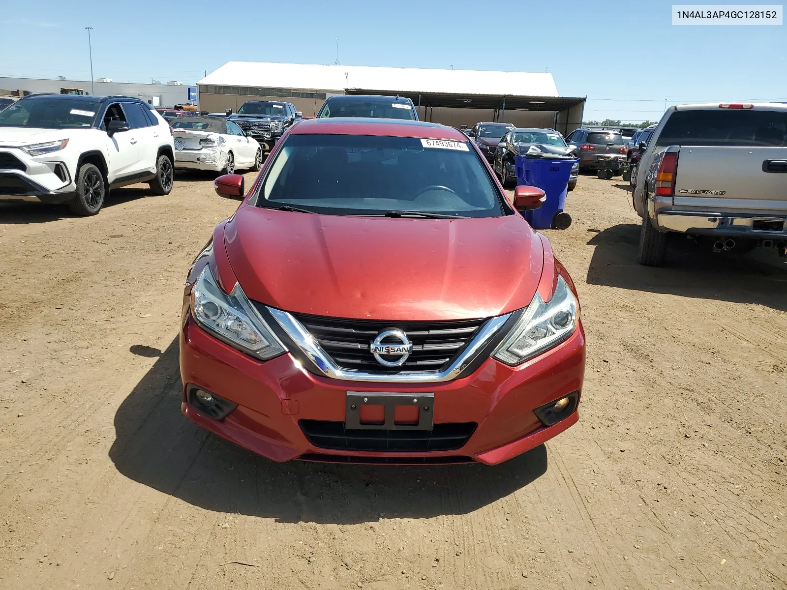 2016 Nissan Altima 2.5 VIN: 1N4AL3AP4GC128152 Lot: 67493674