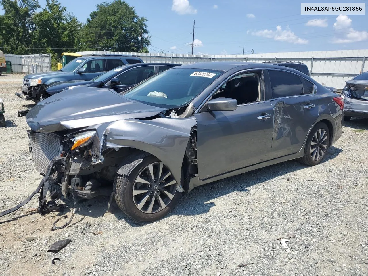 2016 Nissan Altima 2.5 VIN: 1N4AL3AP6GC281356 Lot: 67609194